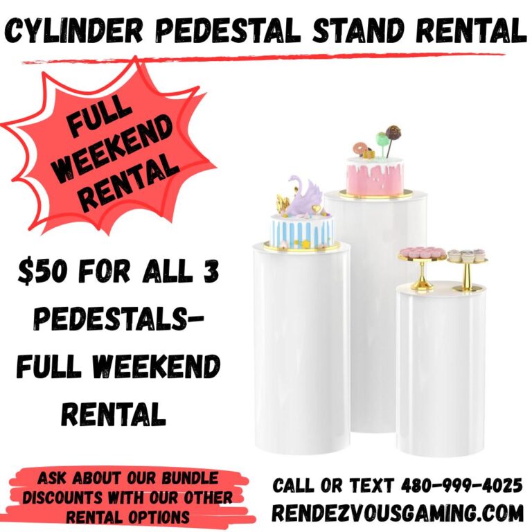 Party rentals in Phoenix, Chandler, Tempe, Mesa, Arizona